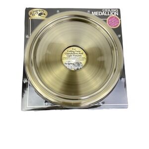 Hampton bay 16" Ceiling Medallion Antique Brass ALL Metal High Quality New